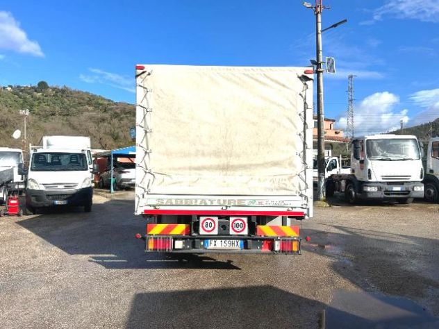camion iveco eurocargo 100e18 centina telone e gru - Foto 7