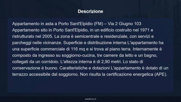 Immobile in asta di 116 m² in vendita a Porto Sant'Elpidio - Foto 7