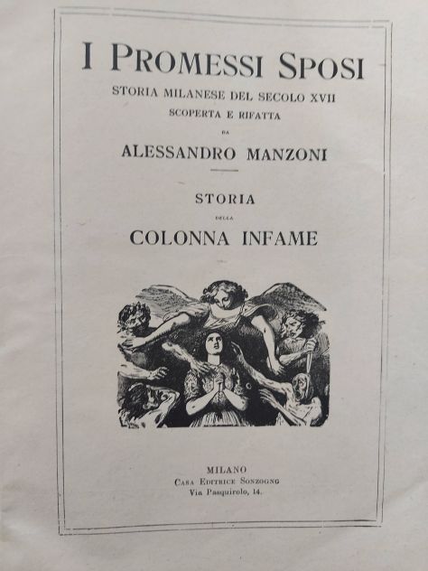 Libro I PROMESSI SPOSI ediz 1912 - Foto 3