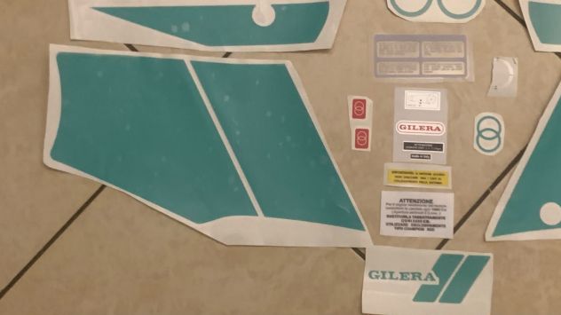 gilera bullit 1 serie verde kit adesivi - Foto 6