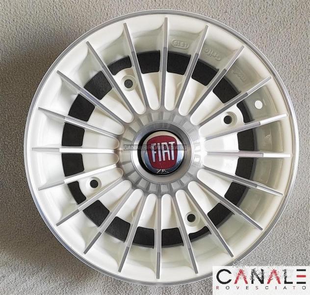 Cerchi grifo bianco 4,5x 12 4x190 fiat 500 l f r - Foto 3