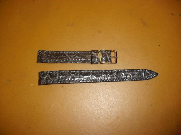cinturini in vero coccodrillo per orologi donna uomo. anni 70 - Foto 3