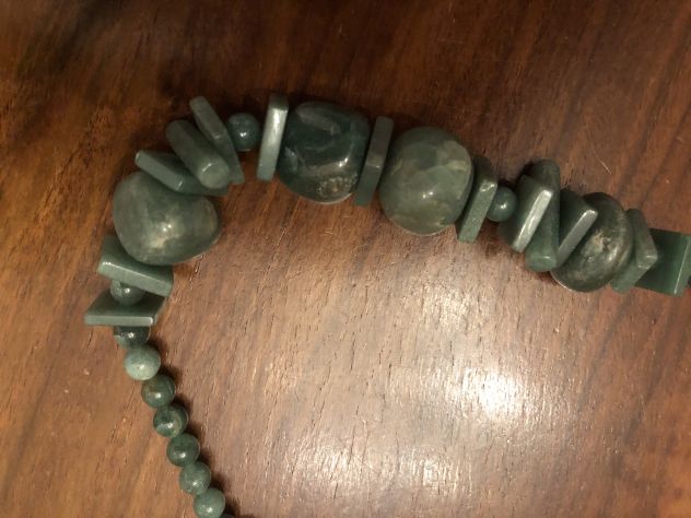 COLLANA CON PIETRE DI GIADA - Foto 4