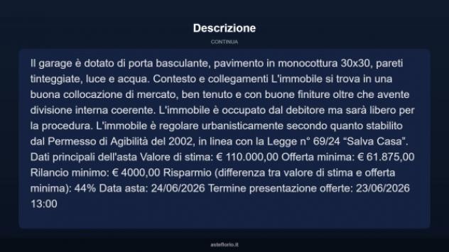 Immobile in asta di 100 m² con più di 5 locali e box auto in vendita a Soriano nel Cimino - Foto 17