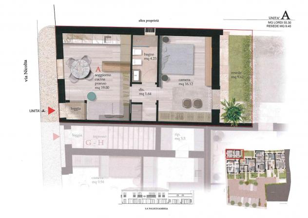 Appartamento in vendita a Cascina 55 mq Rif: 1224614