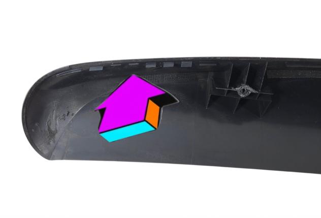SPOILER PORTELLONE POSTERIORE SMART ForTwo Cabrio (W451) A4517930188 3B21 Benzina 1000 (0715) - Foto 15