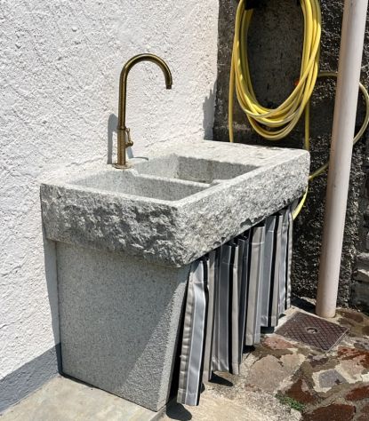 lavello lavandino in pietra granito 120 cm - Foto 2