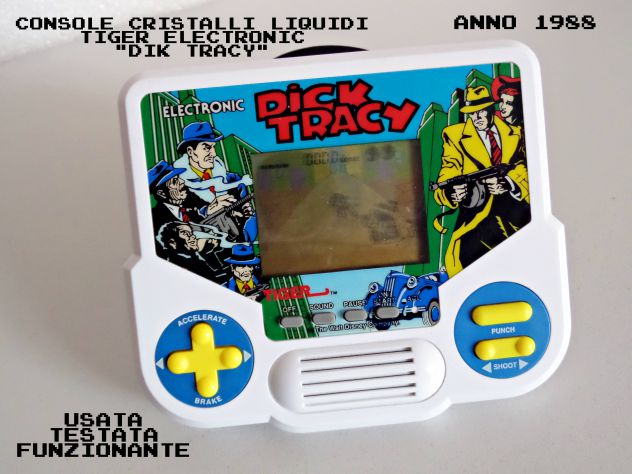 Console Tiger electronic "Dick Tracy" anno 1988