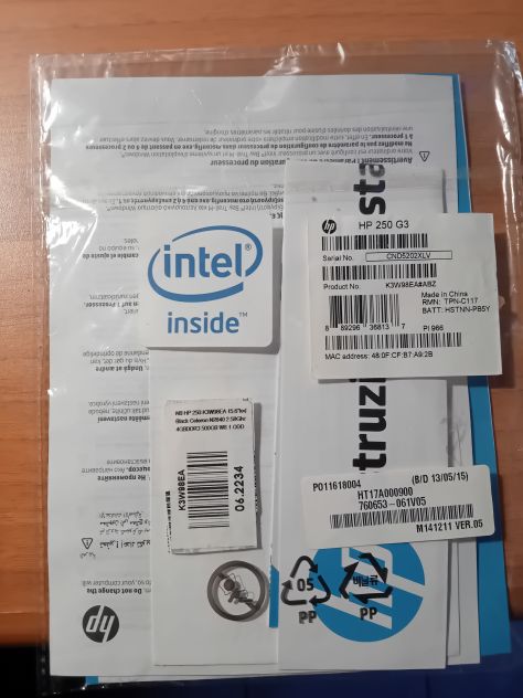 NOTEBOOK HP 250 G3 - 2.58 GHz -8 GB/DDR3L € 200 Euro Trattabili - Foto 5