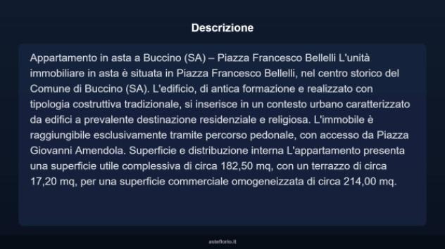 Immobile in asta di 214 m² con più di 5 locali in vendita a Buccino - Foto 4