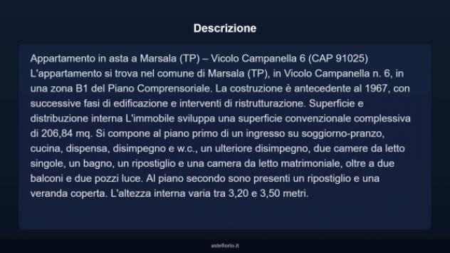 Immobile in asta di 206 m² in vendita a Marsala - Foto 3