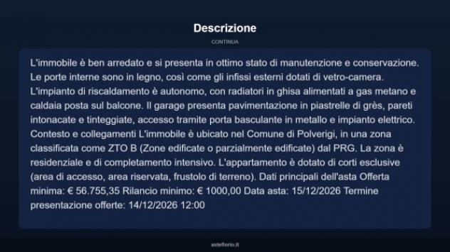 Immobile in asta di 110 m², box auto in vendita a Polverigi - Foto 12