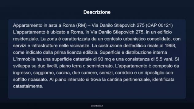 Immobile in asta di 90 m² in vendita a Roma - Foto 17