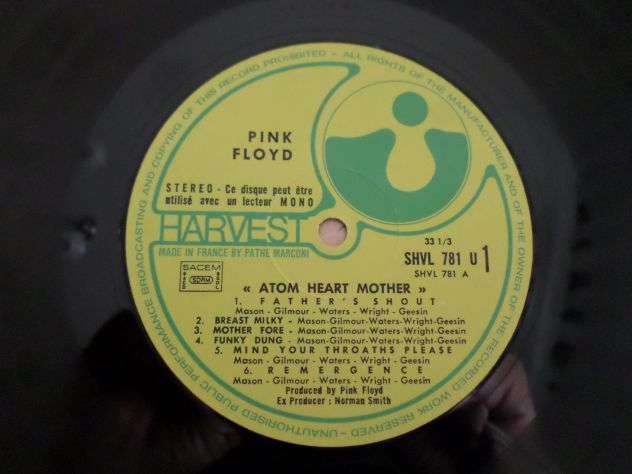 PINK FLOYD - Atom Heart Mother - LP / 33 giri SHVL 781 Gatefold 1970 Harvest - Foto 4