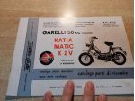 Catalogo ricambi motore telaio Garelli Katia Matic K 2V 1977 GR