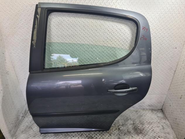 PORTIERA POSTERIORE SINISTRA PEUGEOT 207 2° Serie kFV (09)