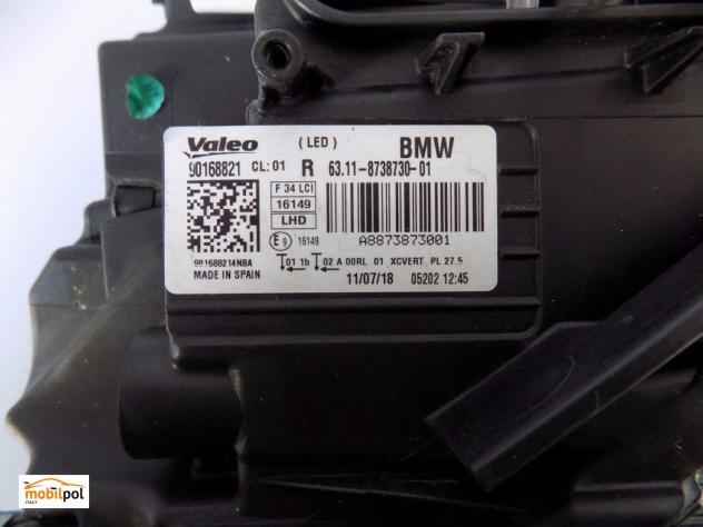 BMW 3 F34 LCI Faro LED adattivo destra - 5997 - Foto 7