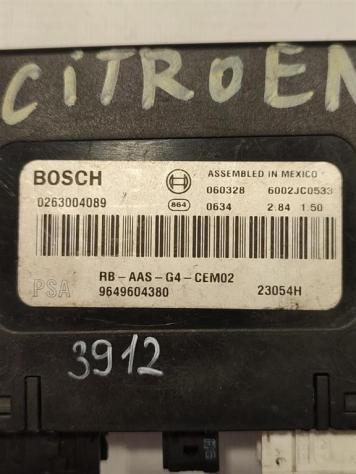 CENTRALINA SENSORI DI PARCHEGGIO CITROEN C5 Berlina 3° Serie 9649604380 0263004089 (08) - Foto 2
