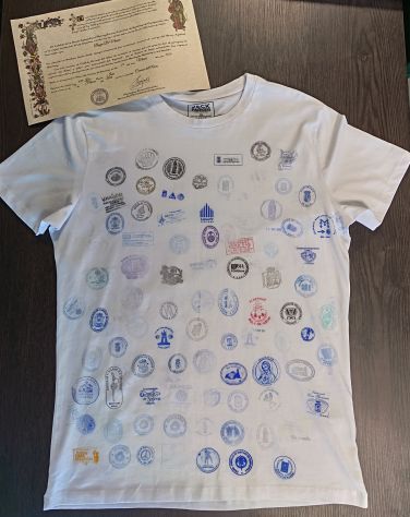 T-shirt/cimelio Cammino di Santiago