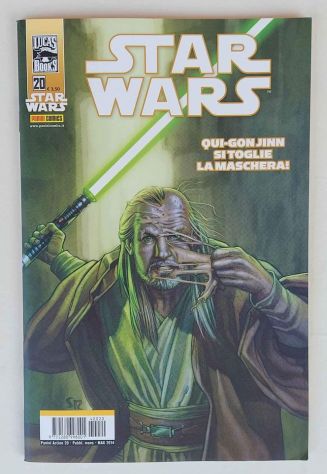 Panini Action Star Wars 20-Qui-Gon Jinn si toglie la maschera!Comics- Lucas,2014