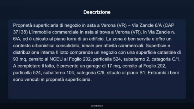 Immobile in asta di 93 m² in vendita a Verona - Foto 3