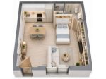 Monolocale 40 mq in appartamento privato (MI)