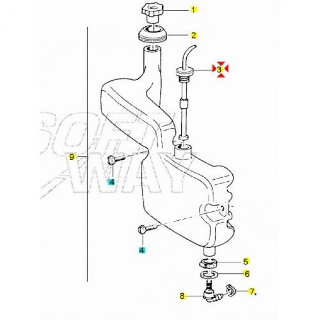 Sonda livello olio Scooter Piaggio Gilera 292380 - Foto 5
