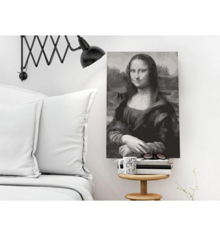 Quadro Fai Da Te 40x60 Cm. Monna Lisa ARREDALACASA Spedizione Gratis - Foto 2