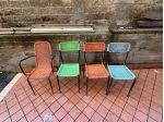 Sedie da Bar in Corda di Plastica Scooby Doo Modernariato anni 60 Vintage