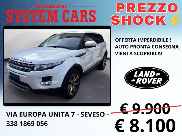 Land Rover Range Rover Evoque 2.2 TD4 Pure Tech Pack - CAMBIO AUTOMATICO - NON RICONDIZIONATA - OFFERTA LAST MINUTS
