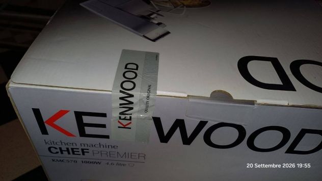 Kenwood KMC570 Chef Premier Impastatrice Planetaria MAI USATA - Foto 2