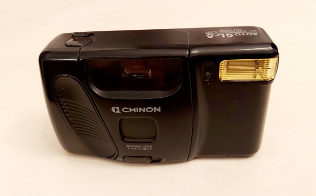 Macchina fotografica 35mm.Chinon Auto GL-S con custodia in similpelle come nu - Foto 5