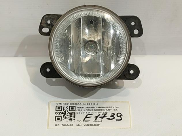 FENDINEBBIA ANTERIORE SX JEEP Grand Cherokee 4° Serie K05182026AA VM23D/EXF (1121)