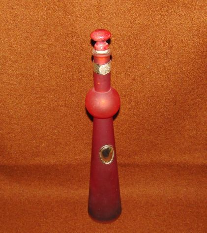 Bottiglia Bicchielli Argento in vetro rosso - Foto 2