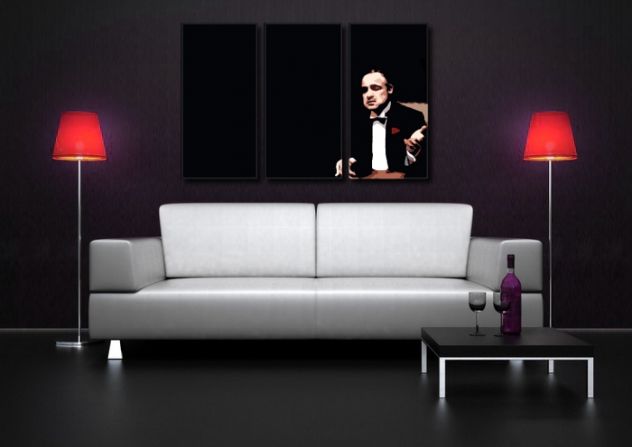 Quadro dipinto a mano Il Padrino - The Godfather - Foto 2