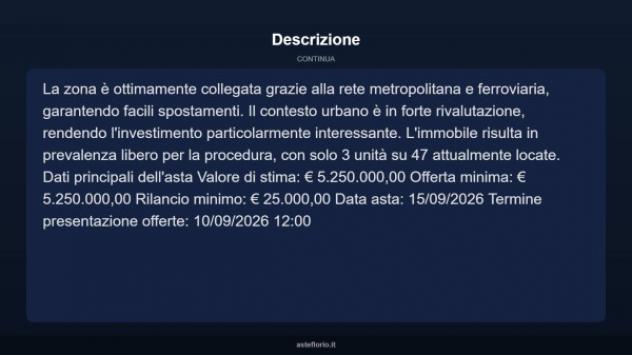Immobile in asta di 1600 m² in vendita a Milano - Foto 10