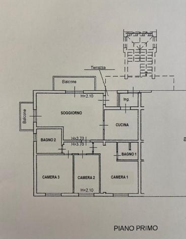 Appartamento in vendita a Cervaiolo - Montignoso 120 mq Rif: 1333462 - Foto 3