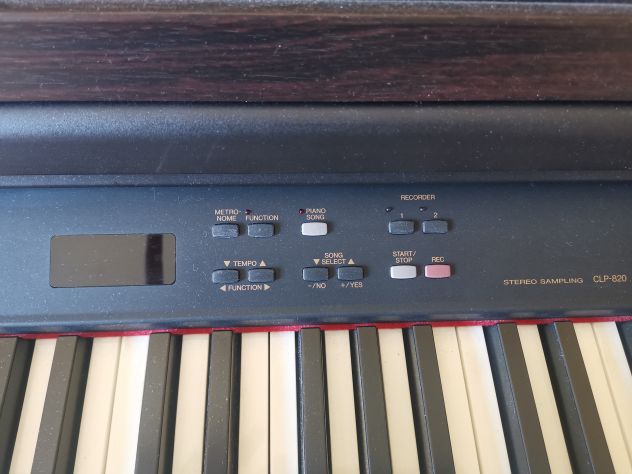 PIANO DIGITALE YAMAHA CLAVINOVA STEREO SAMPLING CLP-820 - Foto 5