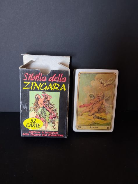 Sibilla Della Zingara Lo Scarabeo vintage mazzo ancora cellofanato 52