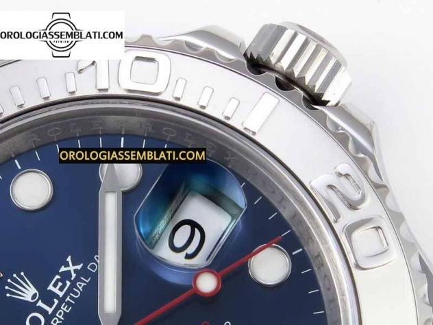 Replica Rolex YACHT-MASTER 126622 1:1 BEST EDITION QUADRANTE BLU IN ACCIAIO 904L SU BRACCIALE SS 3235 - Foto 15