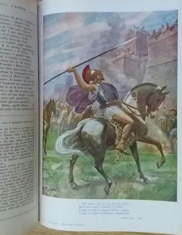 Eneide-ed. 1929 Agosto-con riproduzioni fotografiche a colori e disegni in bn - Foto 3