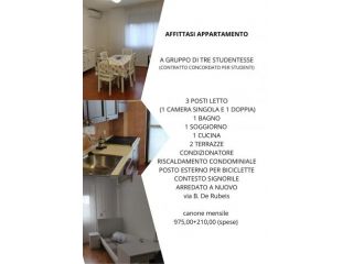 Appartamento per studentesse universitarie