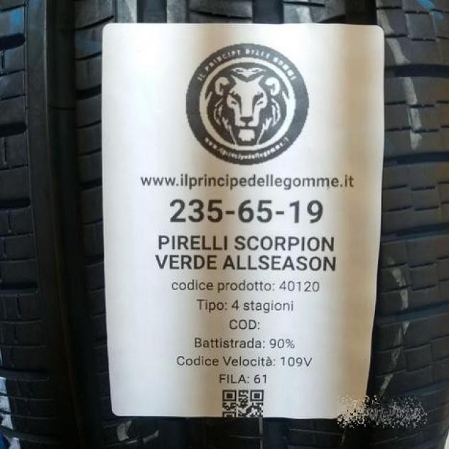 2 gomme 235 65 19 pirelli a40120 - Foto 2