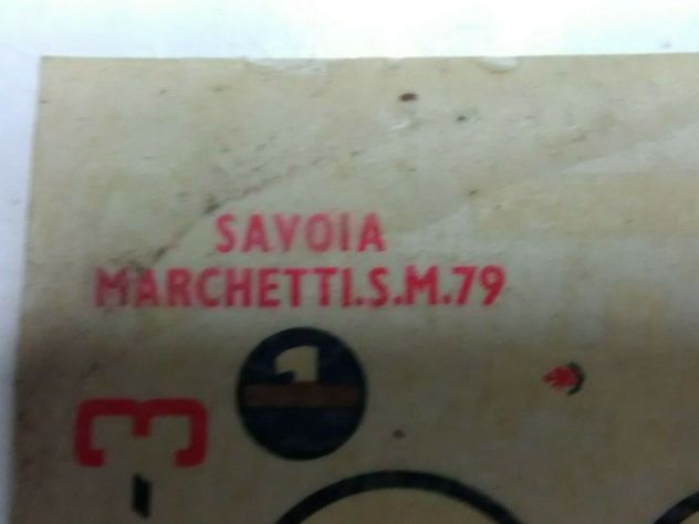 Savoia Marchetti SM79 - decalcomanie originali vintage - Foto 4