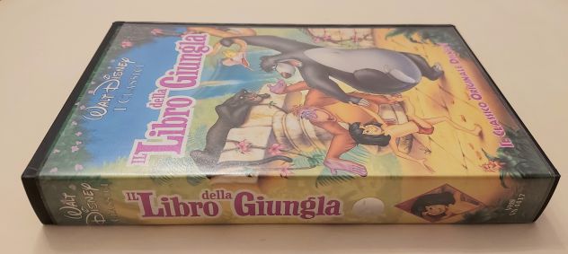 VHS IL LIBRO DELLA GIUNGLA WALT DISNEY I CLASSICI VIDEOCASSETTA+ LA BUSTA 1993 - Foto 2