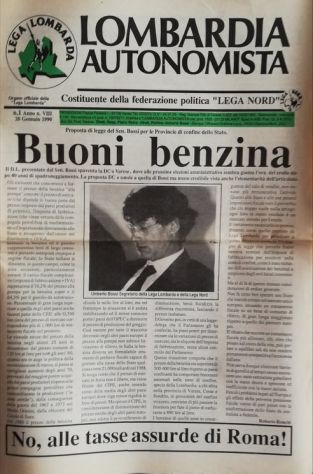 Poster Umberto Bossi Lega Nord Lega Lombarda - Foto 5
