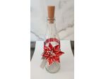 BOTTIGLIA NATALIZIA IN VETRO CHE SI ILLUMINA