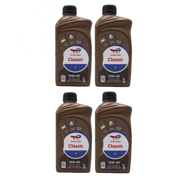 Olio motore Total Classic 7 10w40 4 Lt