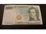 Banconota da 5000 Lire Vincenzo Bellini