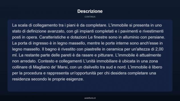 Immobile in asta di 86 m² in vendita a Magliano de' Marsi - Foto 9